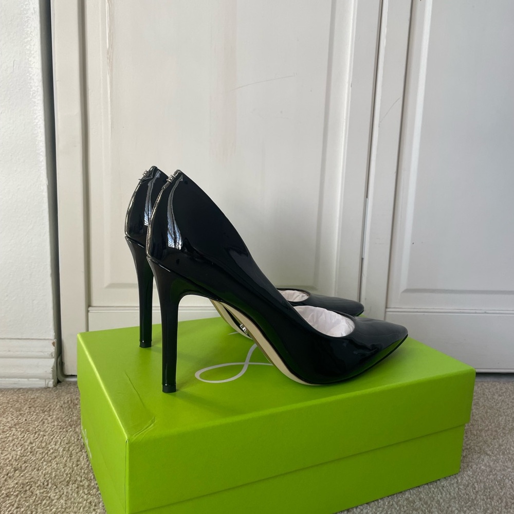 Black Patent Leather Sam Edelman Pumps